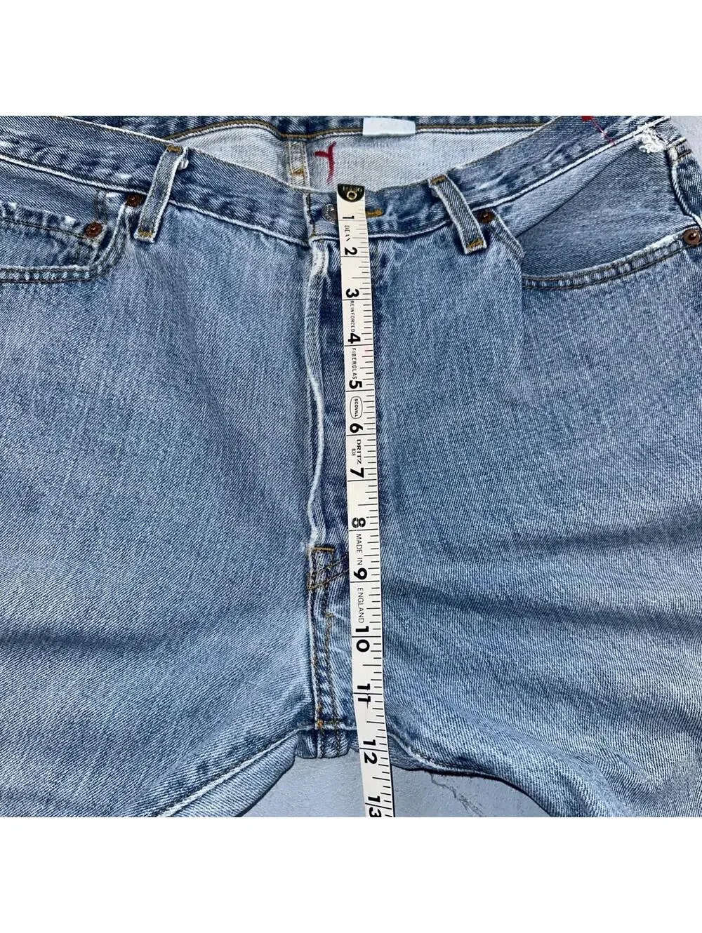 Levis 501 Vintage Y2K XX Straight Leg Jeans Blue Light Wash 36x34 Act 35x32